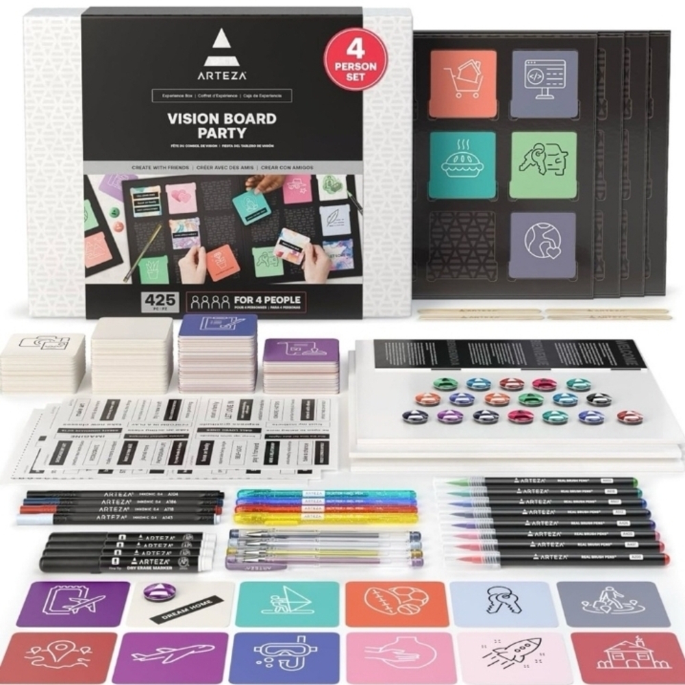 Arteza Vision Board Party Set